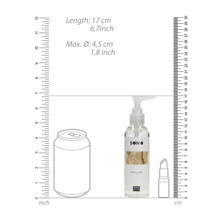 SONO Water-Based Intimate Gel for Anal Care 150 ml Dermatologically Tested