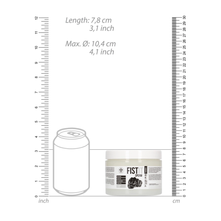 Fist It Water-Based Lubricant 500 ml - Long-Lasting, Clear Formula