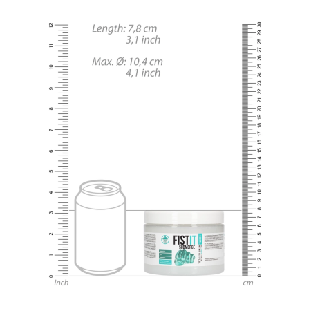 Fist It Submerge Lubricant 500ml - Long-Lasting Petroleum Formula