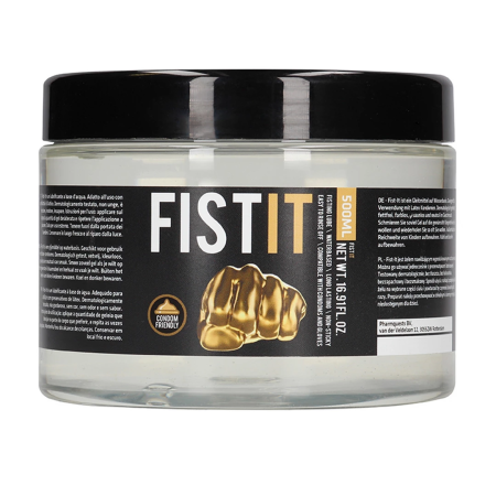 Fist It Water-Based Lubricant 500 ml - Transparent, Dermatologically Tested