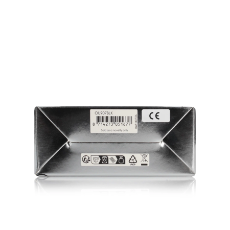 OUCH! Beaded Remote-Control Intimate Massager Black Silicone 10 Modes