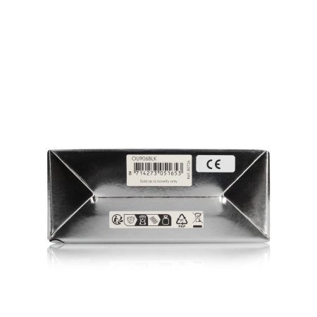 OUCH! Stacked Prostate Massager Black with Remote Control - 10 Modes