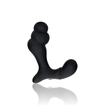 OUCH! Stacked Prostate Massager Black with Remote Control - 10 Modes