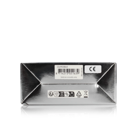 OUCH! Bent Vibrating Prostate Device Remote Controlled Black 10 Modes