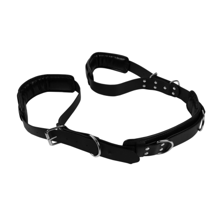 Ouch! Adjustable Padded Thigh Sling Black - Comfort Harness System