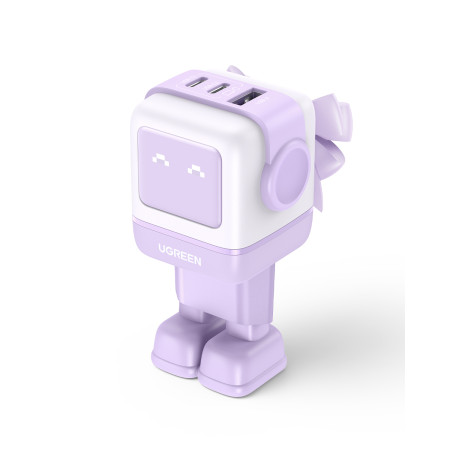 Ugreen Nexode RG Robot GaN, 2x USB-C + USB, 65W