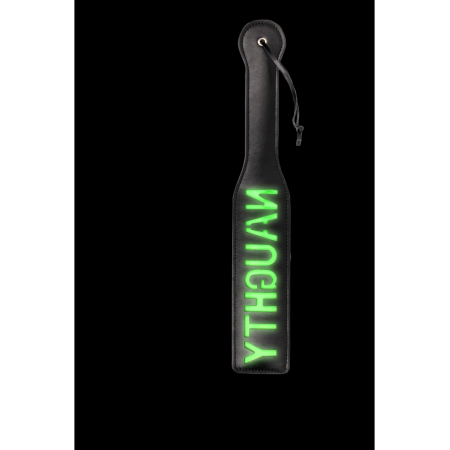 Ouch! Glow in the Dark Paddle - Fluorescent Green Impact Model