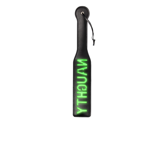 Ouch! Glow in the Dark Paddle - Fluorescent Green Impact Model