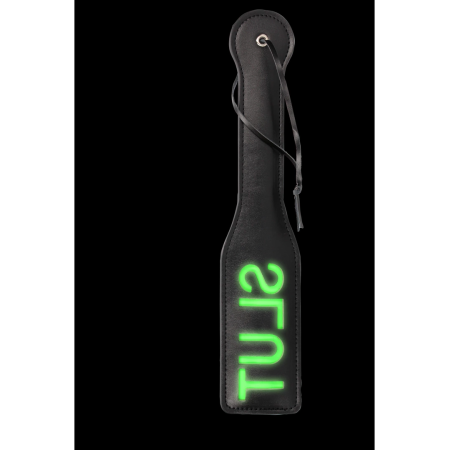 Ouch! Glow in the Dark Paddle - Luminous Green Impact Toy
