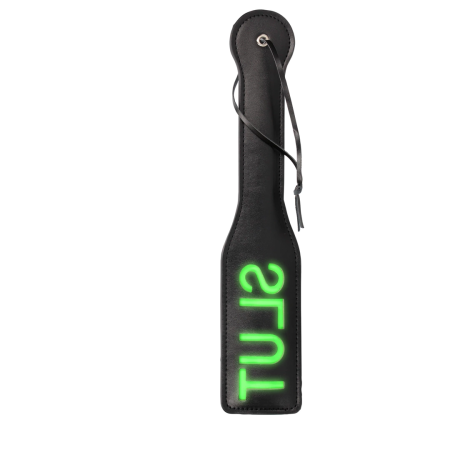 Ouch! Glow in the Dark Paddle - Luminous Green Impact Toy