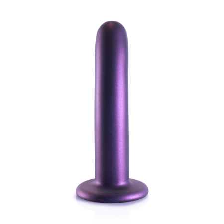 Ouch! Smooth Silicone Model 6'' Metallic - Intimate Device with Suction Cup