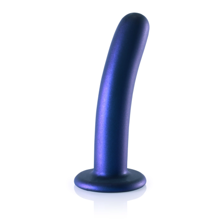 Ouch! Smooth Silicone Intimate Model Metallic 14.5cm with Suction Cup