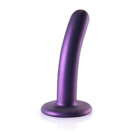 Ouch! Smooth Silicone Intimate Model with Suction Cup 12 cm Metallic