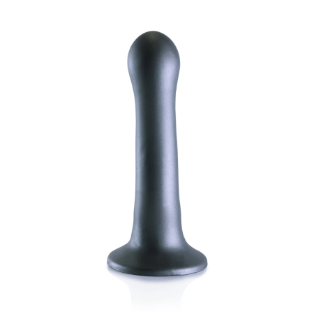Ouch! Ultra Soft Silicone Curvy Intimate Device 17 cm Metallic Finish