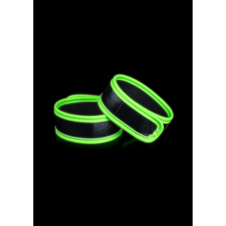OUCH! Adjustable Biceps Band Glow in the Dark - Fluorescent Green Harness