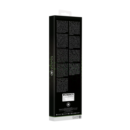 Ouch! Glow in the Dark Flogger - Neon Green, Luminous Straps