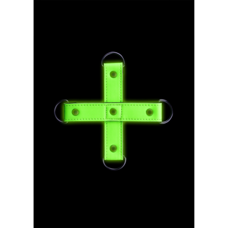 Ouch! Hogtie Restraint System Glow in the Dark Fluorescent Green