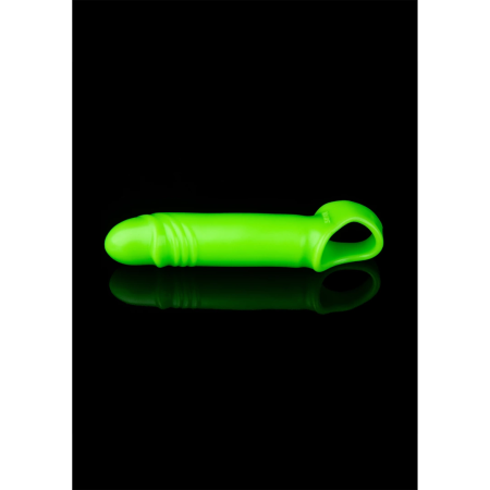 Ouch! Glow in the Dark Flexible Sheath - Stretchable Neon Green