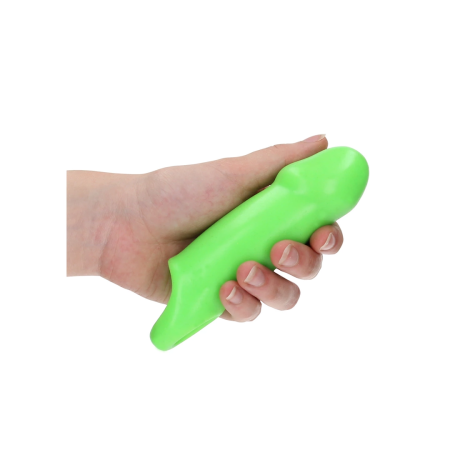 Ouch! Glow in the Dark Flexible Sheath - Thick, Stretchable, Luminous Green