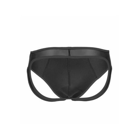 Ouch! Neoprene Jockstrap L/XL - Durable Athletic Intimate Wear Black