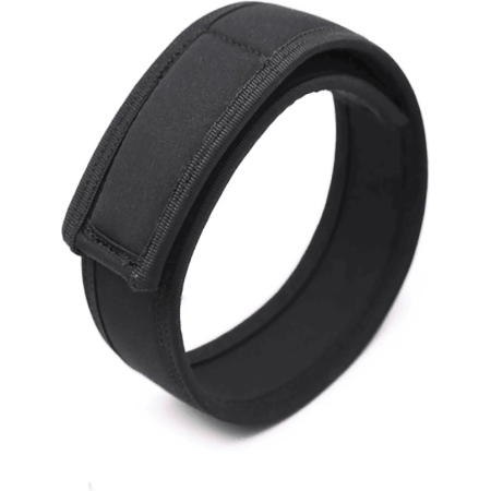 OUCH! Neoprene Wristbands Adjustable Black - Durable Role Play Accessory