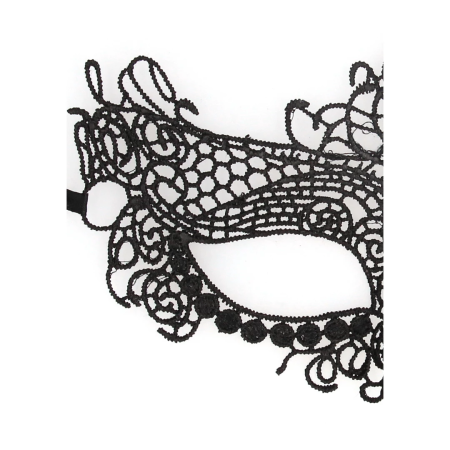 OUCH! Queen Series Lace Mask - Black, Lightweight, Eco-Friendly Design