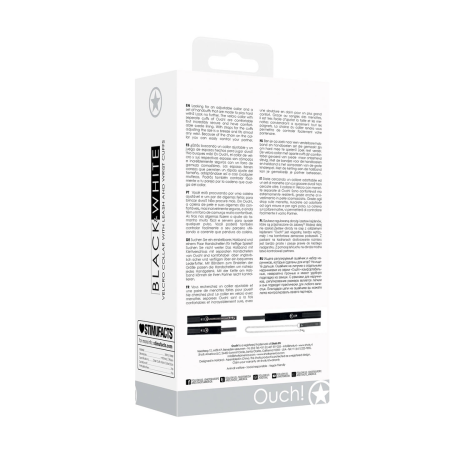 OUCH! Adjustable Velcro Collar with Leash and Suede-Lined Handcuffs