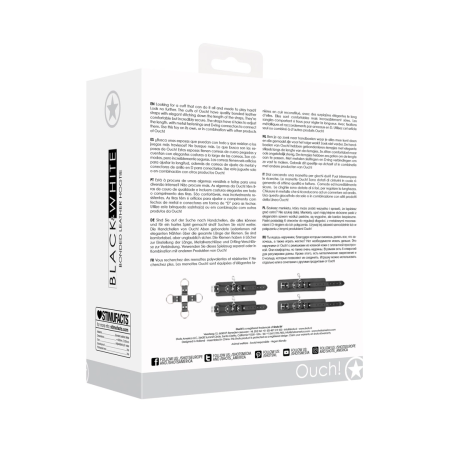 Ouch! Bonded Leather Hogtie System - Adjustable Hand & Ankle Restraints