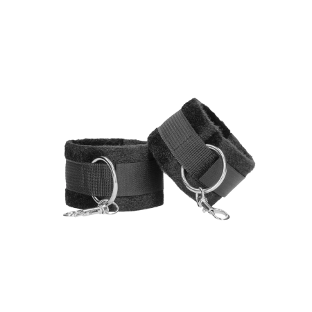 Ouch! Adjustable Velcro Soft Restraints for Wrists or Ankles Black