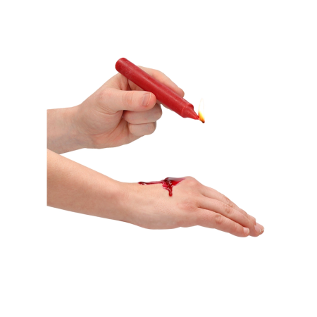Ouch! Teasing Wax Candles 4-Pack - Red, Body Art Accessory