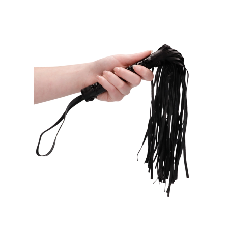 OUCH! Faux Leather Whip Burgundy 38.5cm - Durable Intimate Accessory