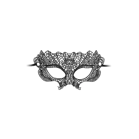 OUCH! Princess Royal Black Lace Mask - Lightweight Laser-Cut Design