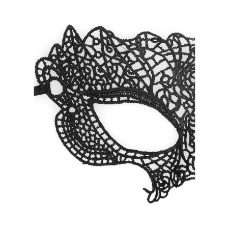 OUCH! Princess Royal Black Lace Mask - Lightweight Laser-Cut Design