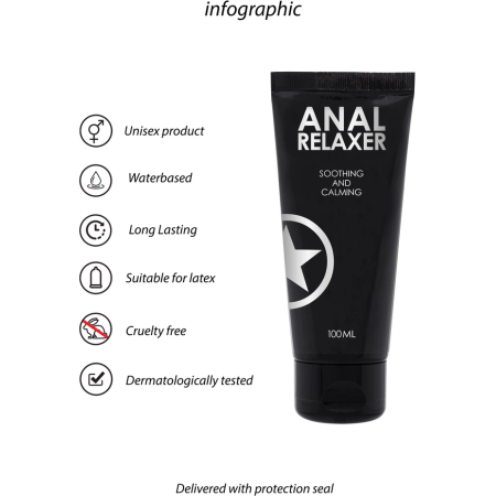 Ouch! Anal Relaxer Gel 100ml - Gentle Comfort Formula for Intimate Care