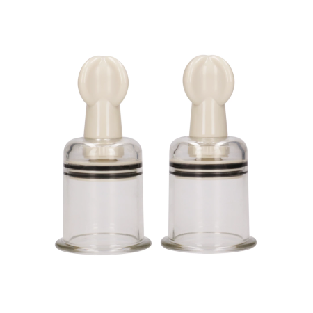 OUCH! Suction Cup Medium - High-Grade Plastic Nipple Enhancer Set