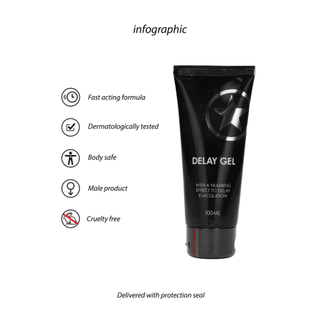 Cobeco Delay Gel 100 ml - Prolonging Intimate Care Formula