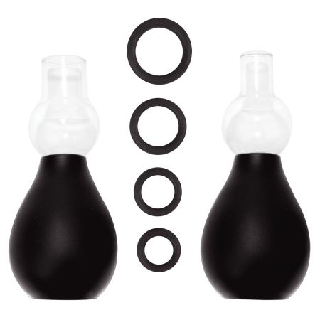 EasyToys Nipple Enhancer System Set - Adjustable Vacuum Kit