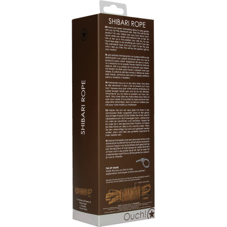 Shibari Bondage Rope 10 m by EasyToys - Soft Cotton, Durable Black Rope