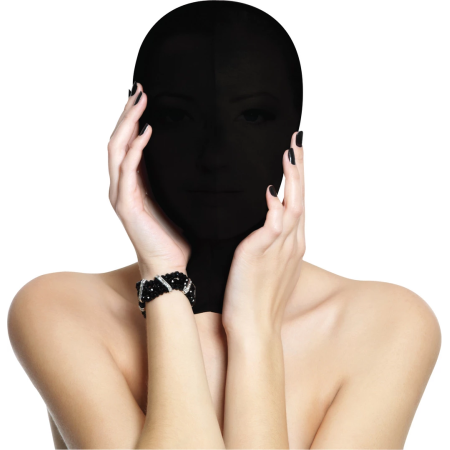 Ouch! Stretchable Hood Mask Black Lightweight Breathable Unisex