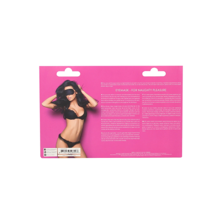 Loving Joy Soft Eye Mask - Comfortable Travel & Rest Accessory, Black