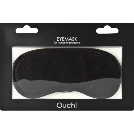Sinner Gear Soft Eye Mask Black - Comfortable Sleep & Relaxation Accessory