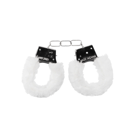 Ouch! Beginner’s Furry Handcuffs - Soft Plush, Adjustable, Black