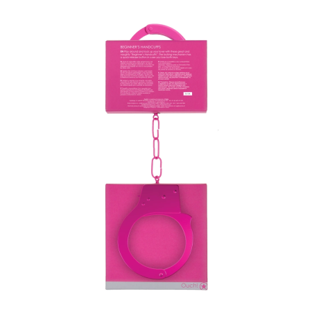 Ouch! Beginner Metal Handcuffs with Quick-Release System Silver