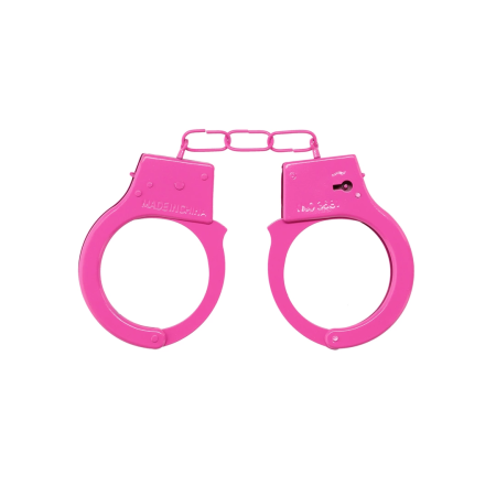 Ouch! Beginner Metal Handcuffs with Quick-Release System Silver