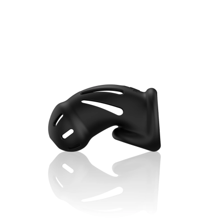 ManCage Model 27 Ultra Soft Silicone Chastity Device Black