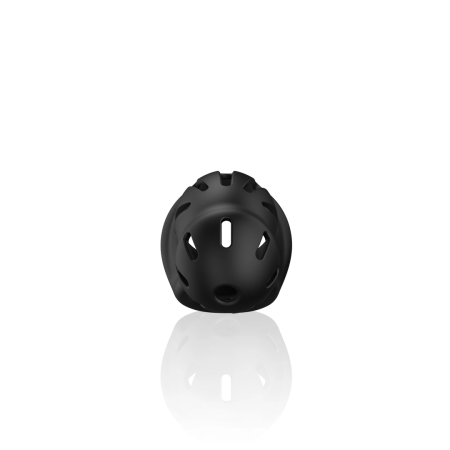 ManCage Model 27 Ultra Soft Silicone Chastity Device Black