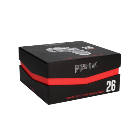 Man|Cage Model 26 Chastity System 11.5 cm Transparent Polycarbonate