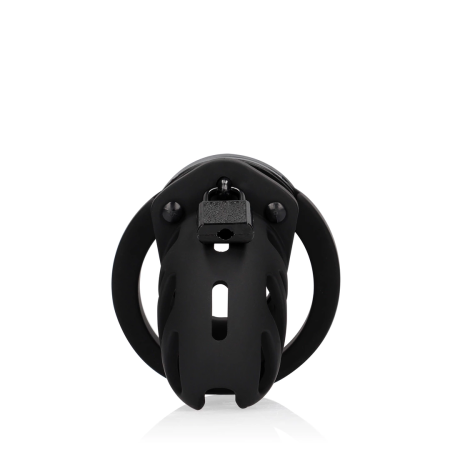 Mancage Model 23 Silicone Chastity Cage 2.5'' (6.5 cm) Adjustable Black