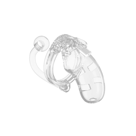 ManCage Model 10 Polycarbonate Chastity System with Plug 3.5"/9cm