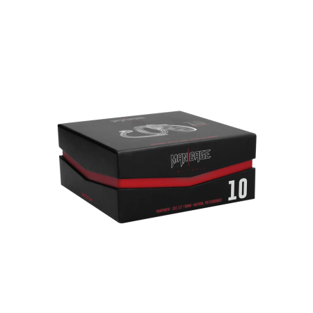 ManCage Model 10 Polycarbonate Chastity System with Plug 3.5"/9cm